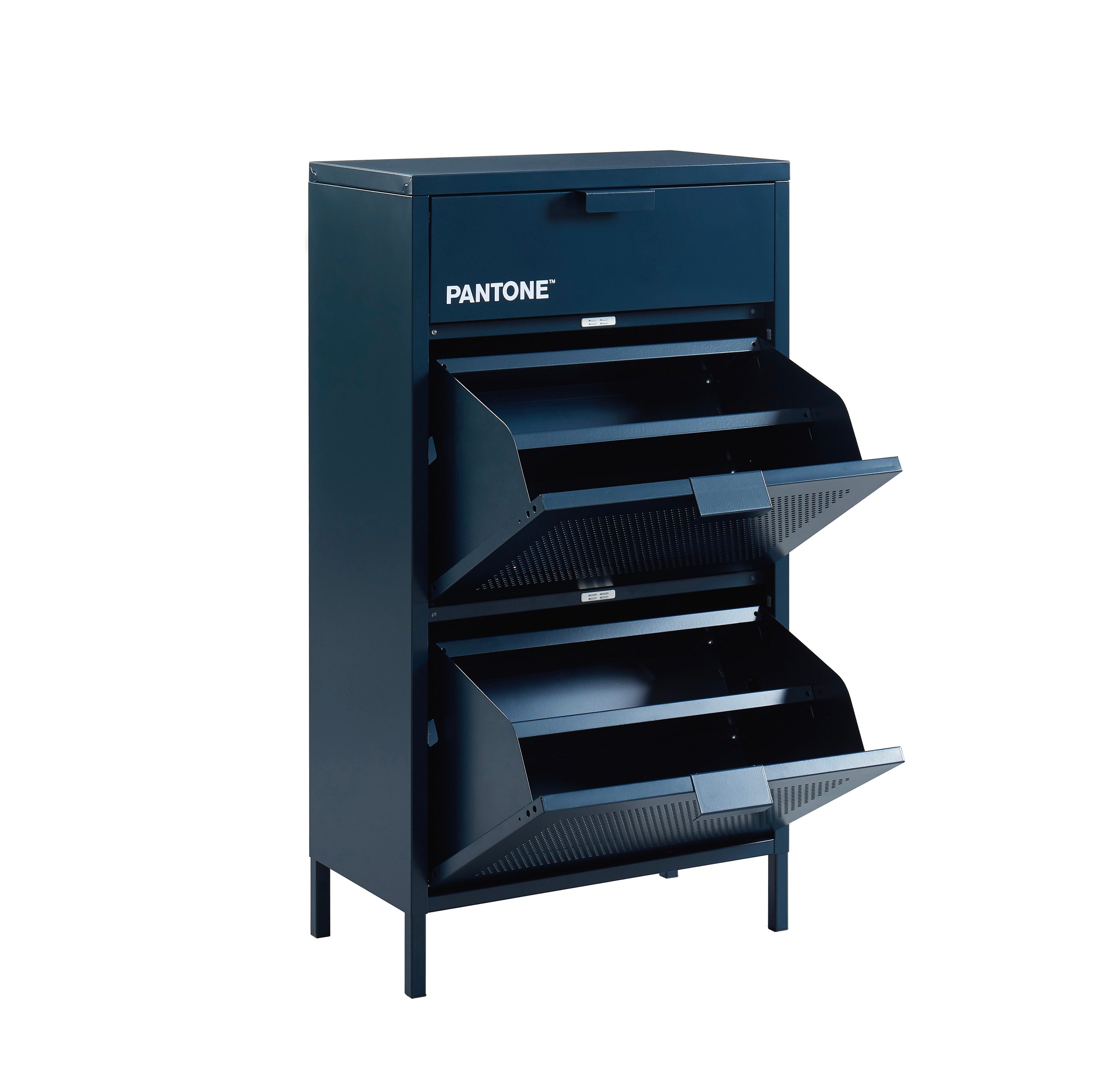 Shoe Cabinet - Metal - Midnight Blue