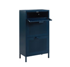 Shoe Cabinet - Metal - Midnight Blue
