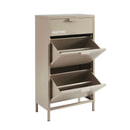 Meuble À Chaussures - Métal - Taupe