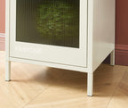 Cloakroom - Sand Beige - Fluted Glass Door