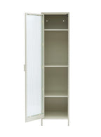Cloakroom - Sand Beige - Fluted Glass Door
