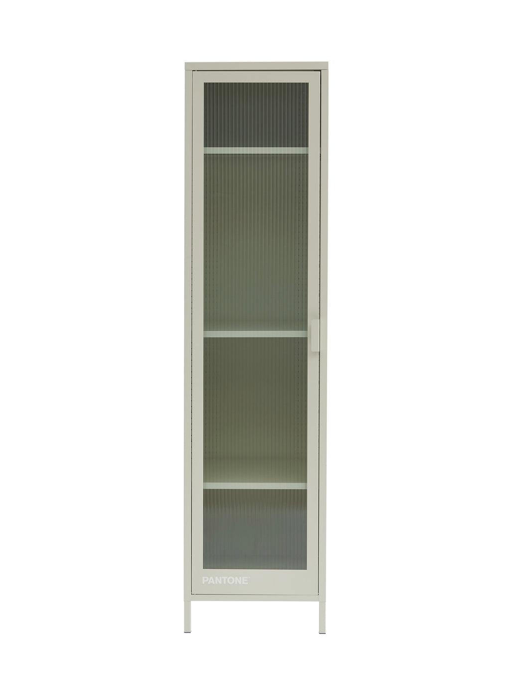 Cloakroom - Sand Beige - Fluted Glass Door