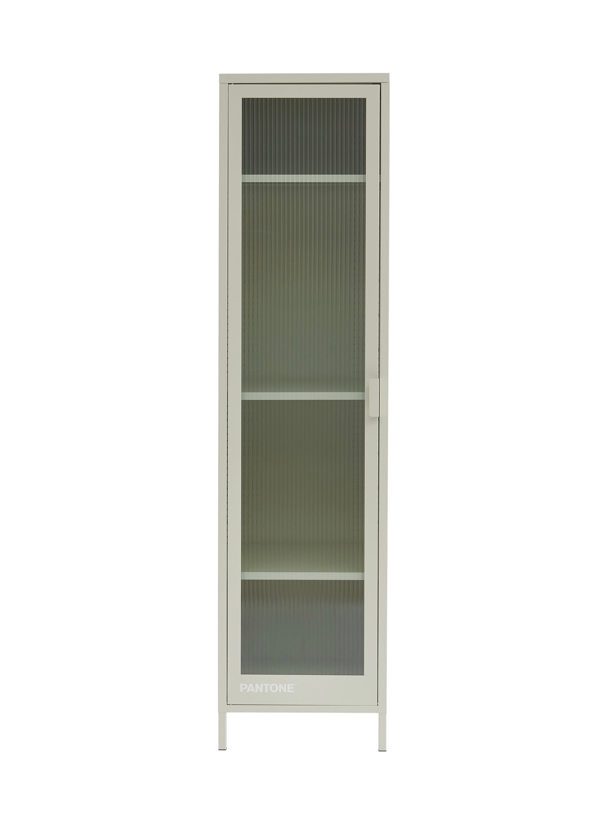 Cloakroom - Sand Beige - Fluted Glass Door
