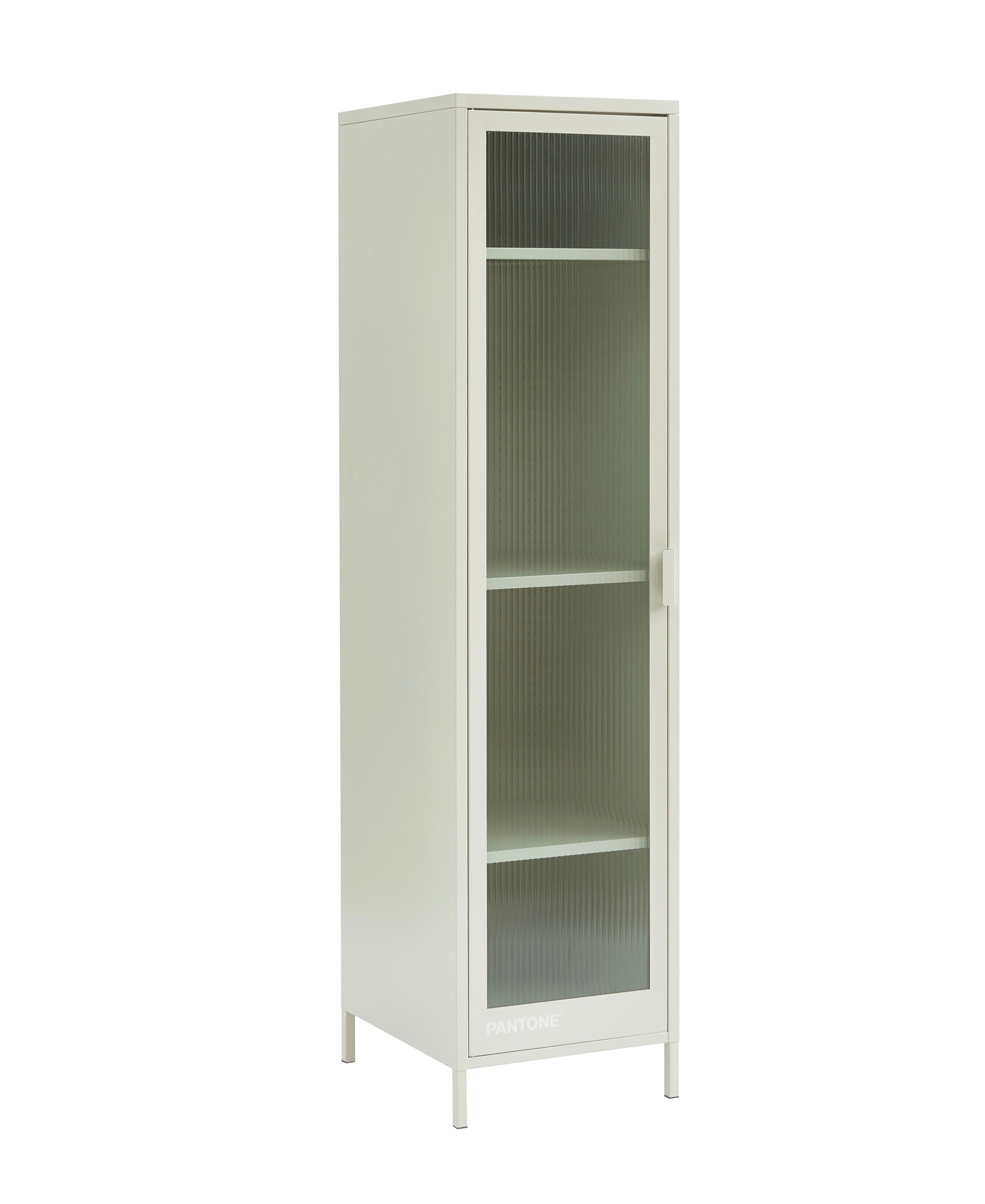 Cloakroom - Sand Beige - Fluted Glass Door