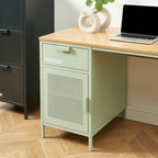 Desk - Metal - Almond Green