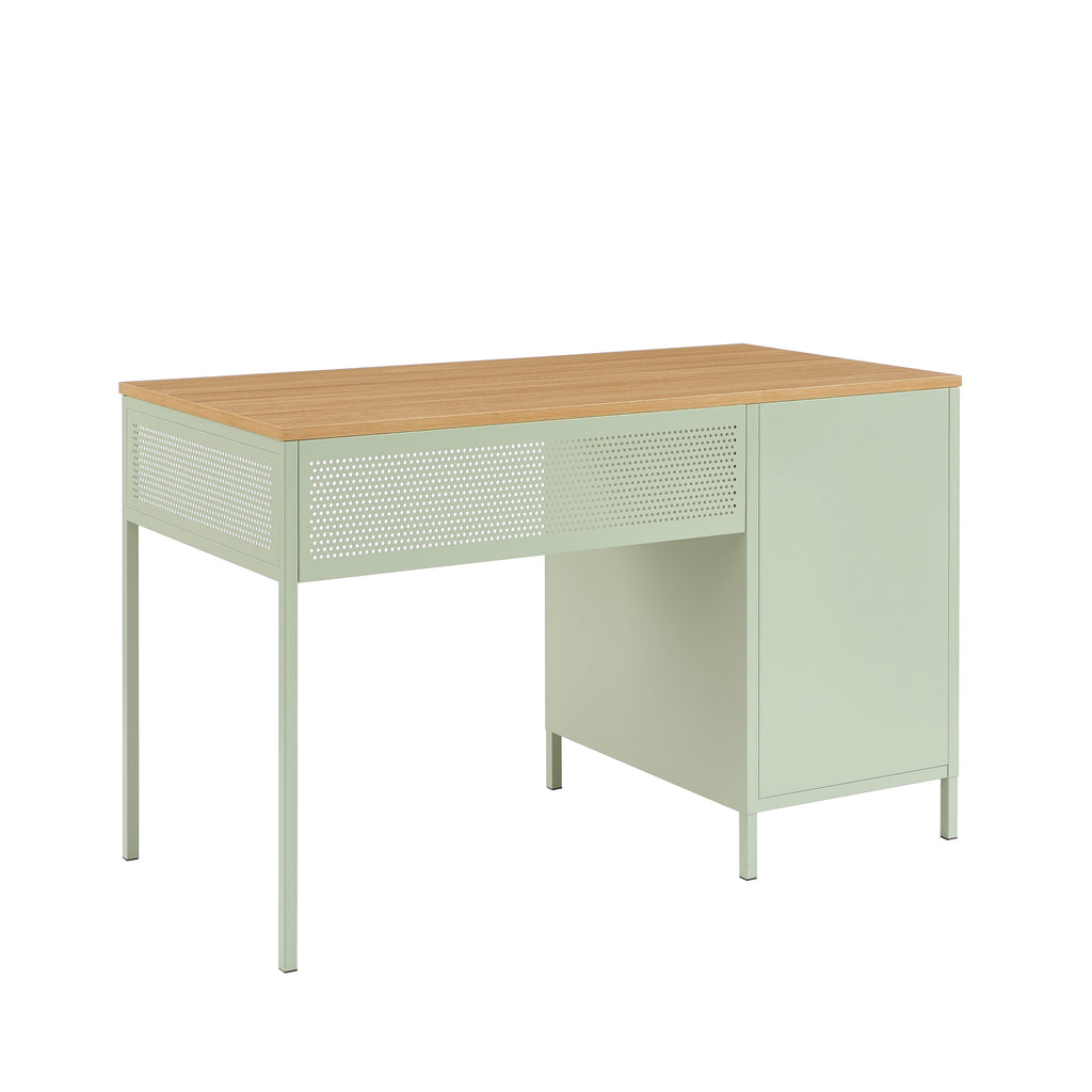 Desk - Metal - Almond Green