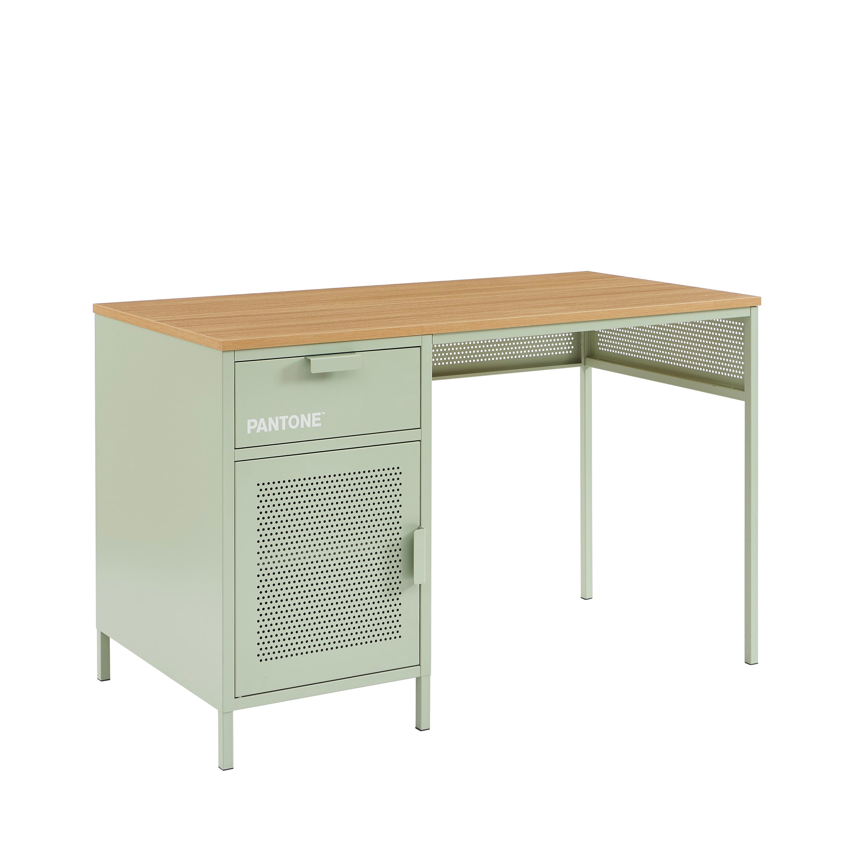 Desk - Metal - Almond Green