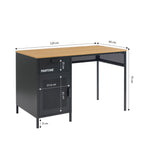 Desk - Metal - Anthracite Gray