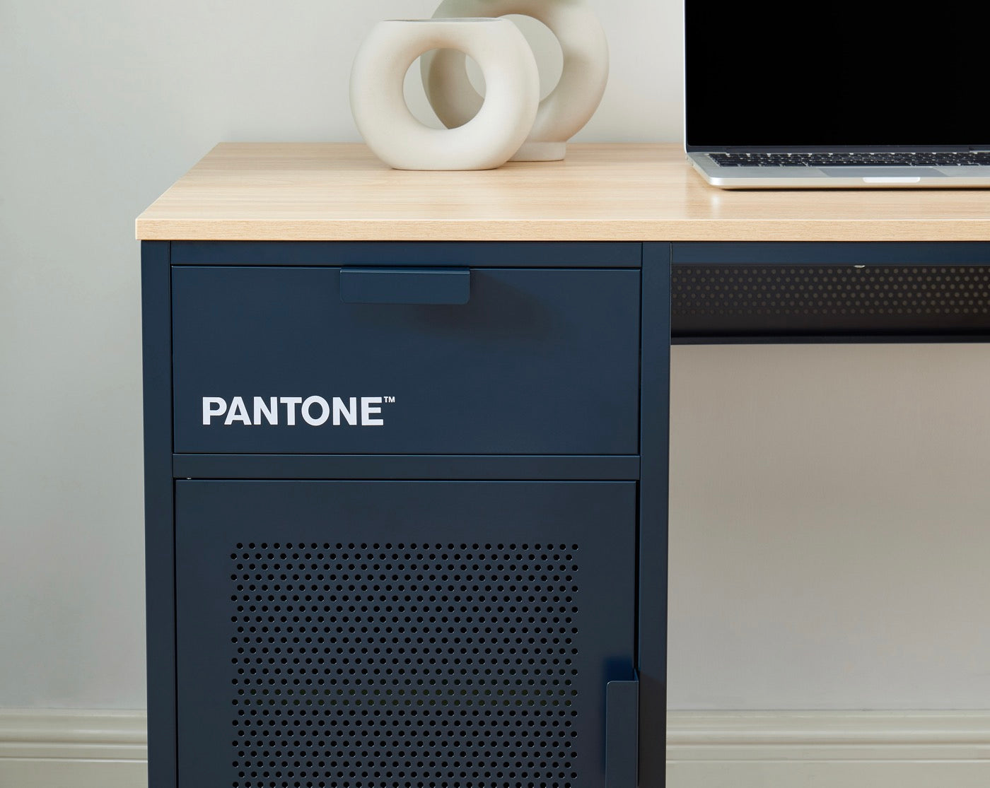 Desk - Metal - Midnight Blue