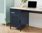Desk - Metal - Midnight Blue