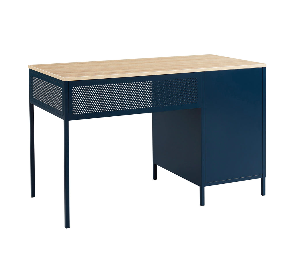 Desk - Metal - Midnight Blue