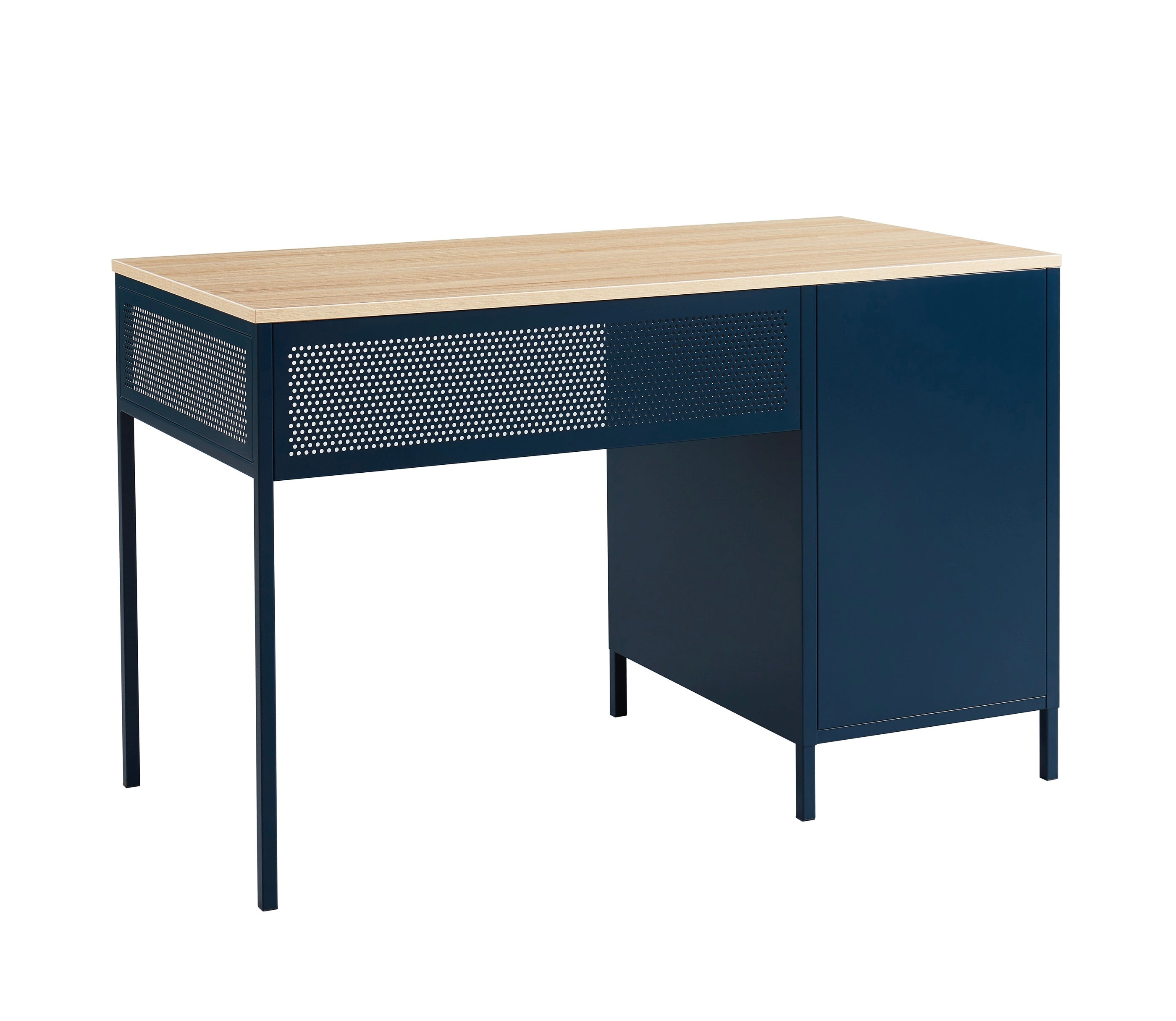 Desk - Metal - Midnight Blue