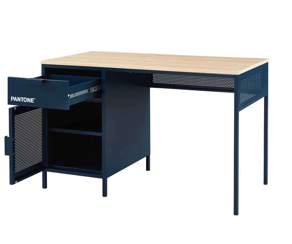 Desk - Metal - Midnight Blue