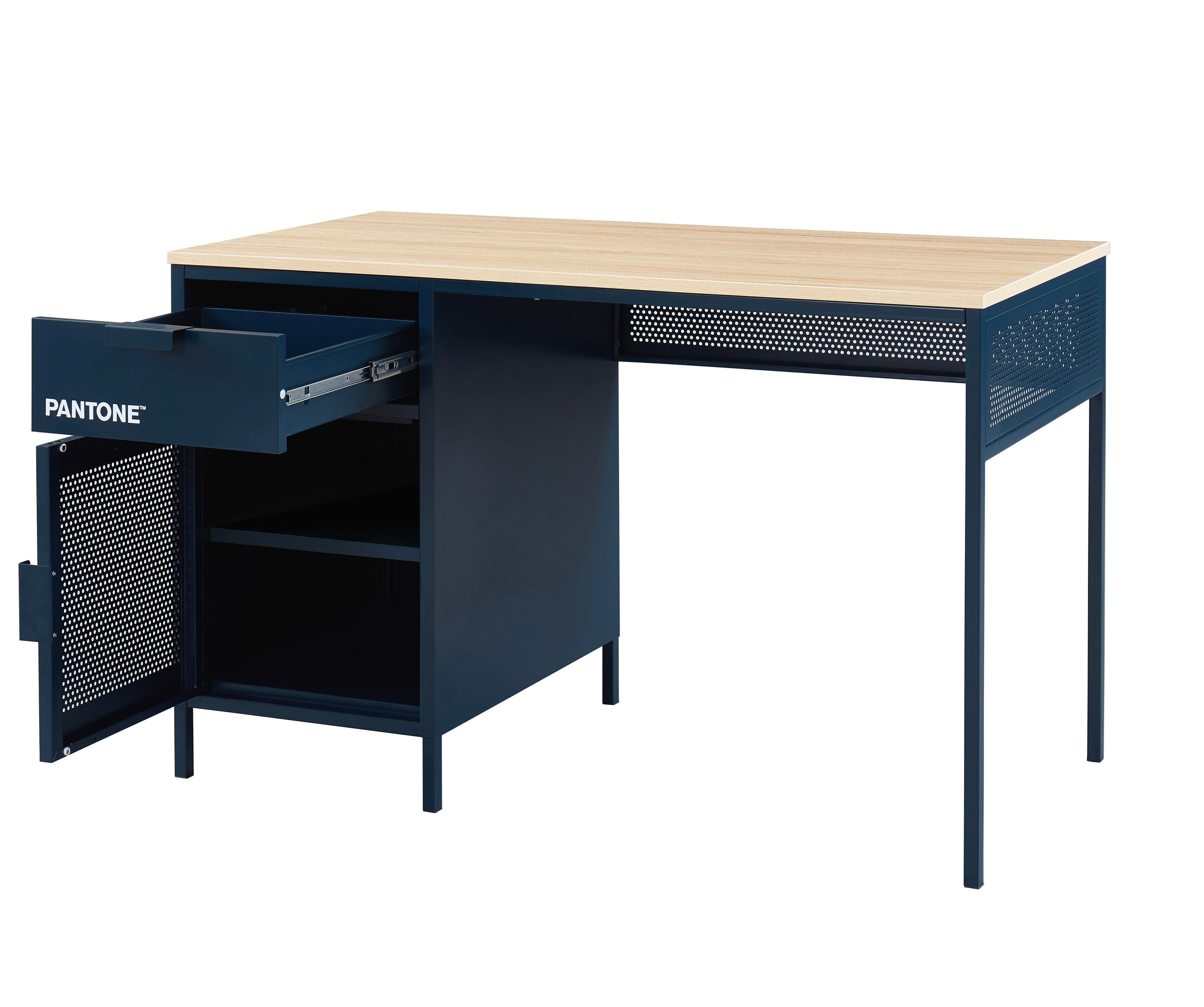 Desk - Metal - Midnight Blue