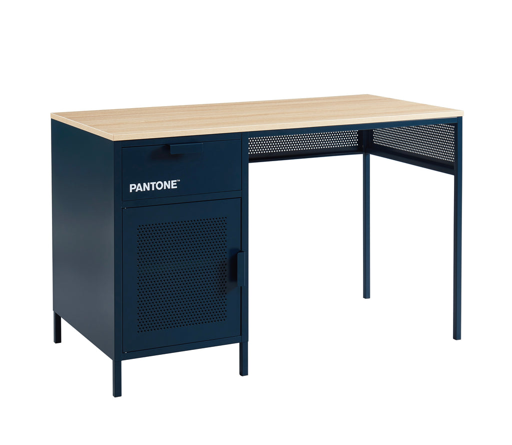 Desk - Metal - Midnight Blue