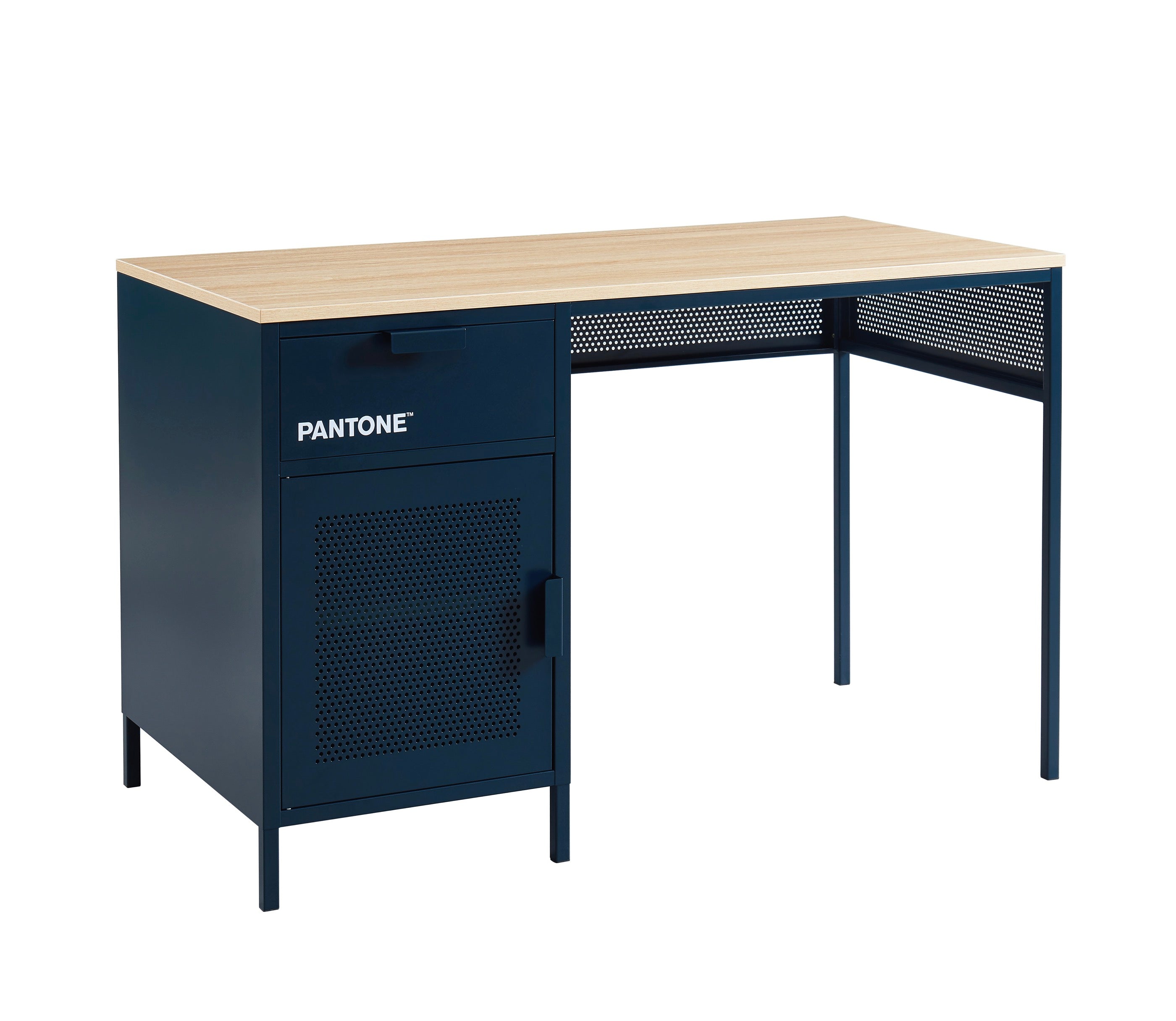 Desk - Metal - Midnight Blue