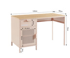 Desk - Metal - Blush Pink
