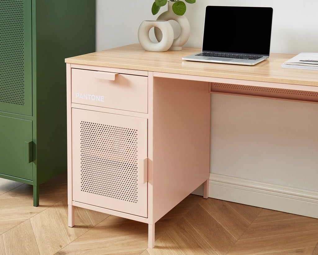Desk - Metal - Blush Pink