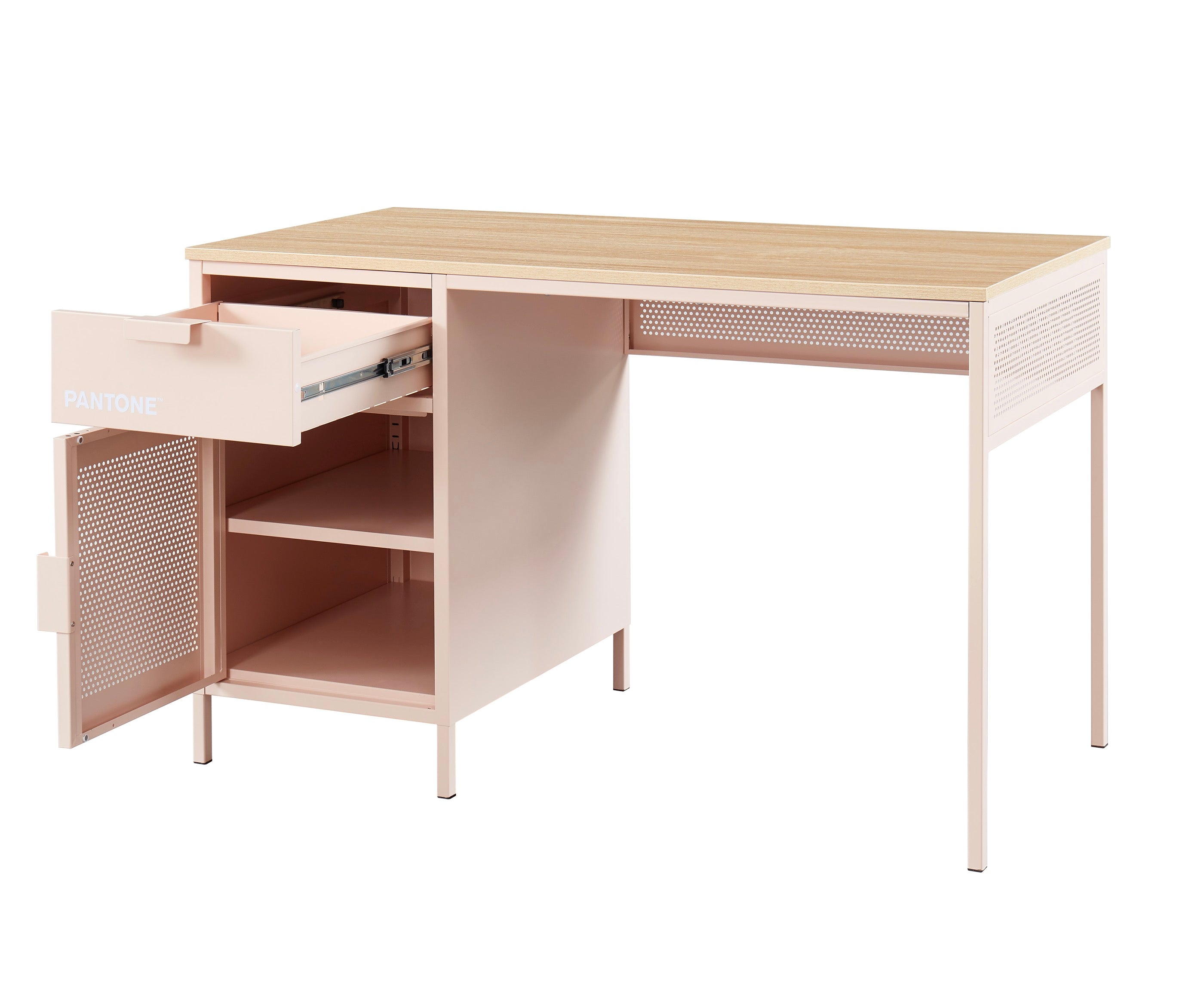 Desk - Metal - Blush Pink