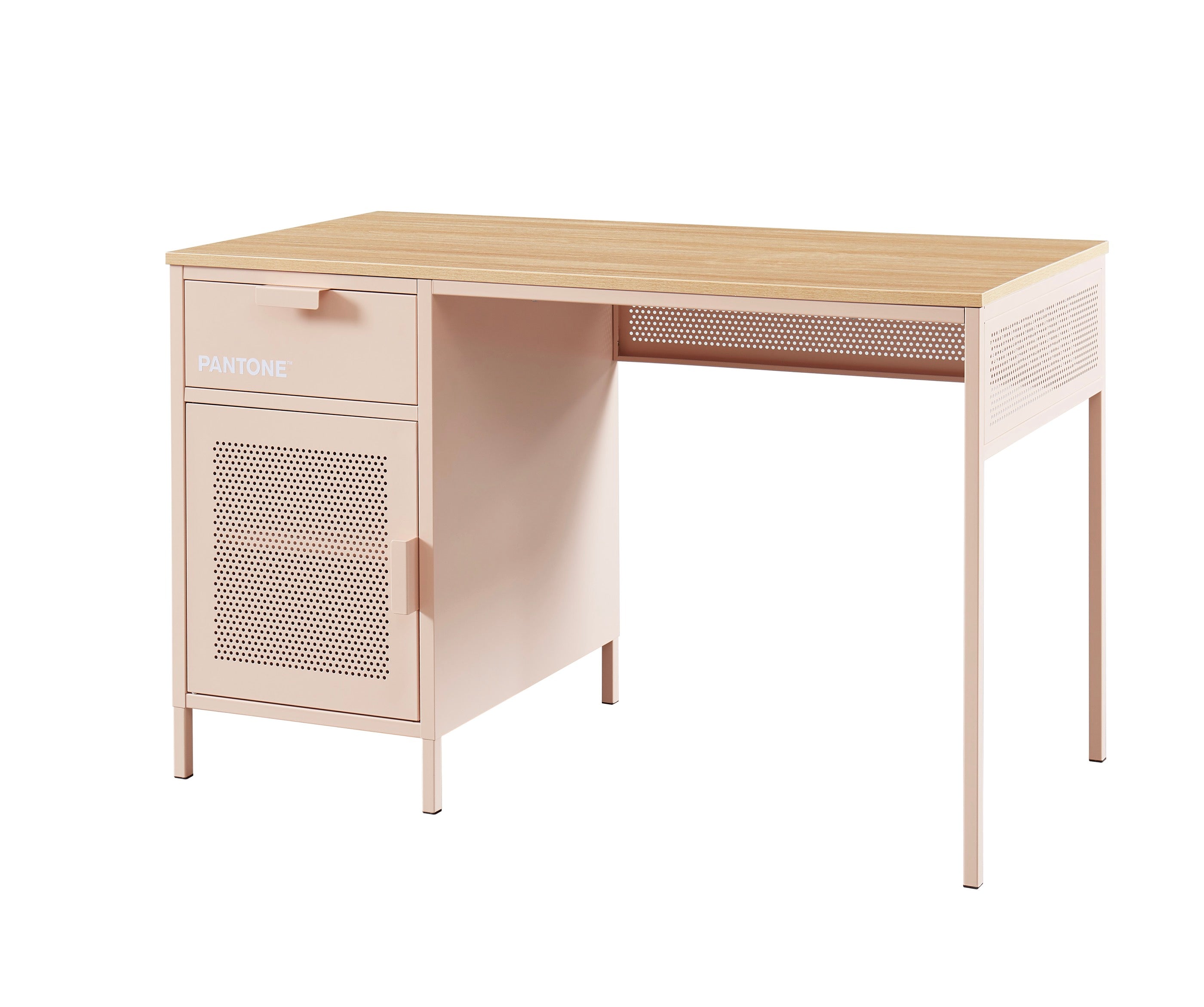 Desk - Metal - Blush Pink