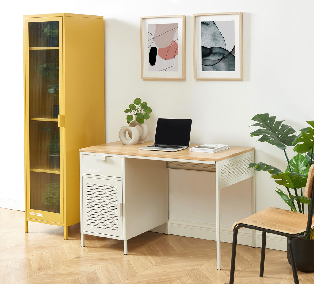 Bureau - Métal - Beige Sable