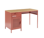 Desk - Metal - Terracotta
