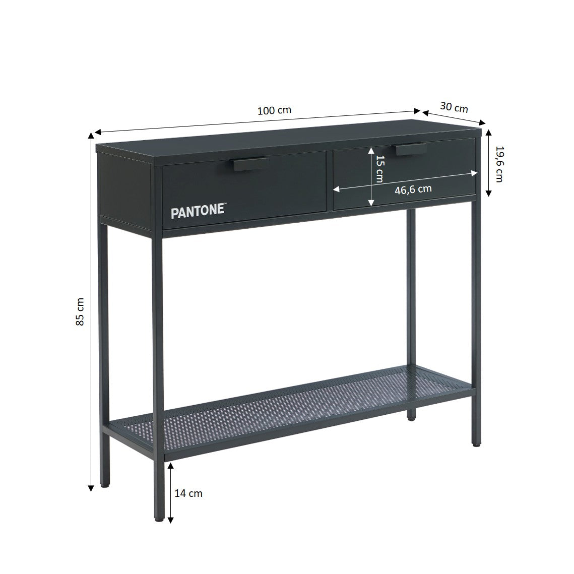 Console - Metal - Anthracite