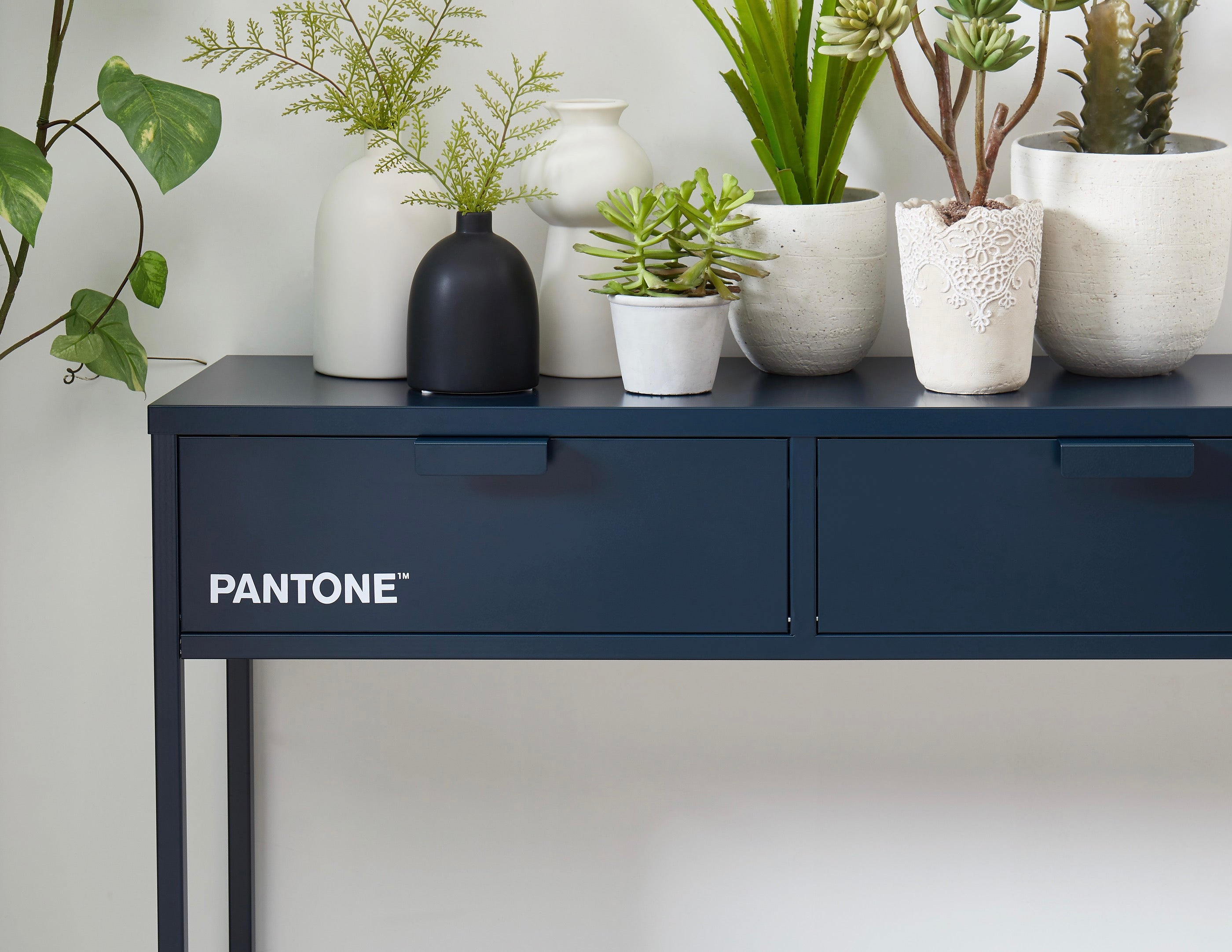 Console Table - Metal - Midnight Blue
