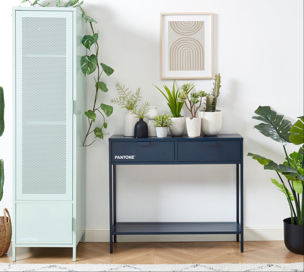 Console Table - Metal - Midnight Blue