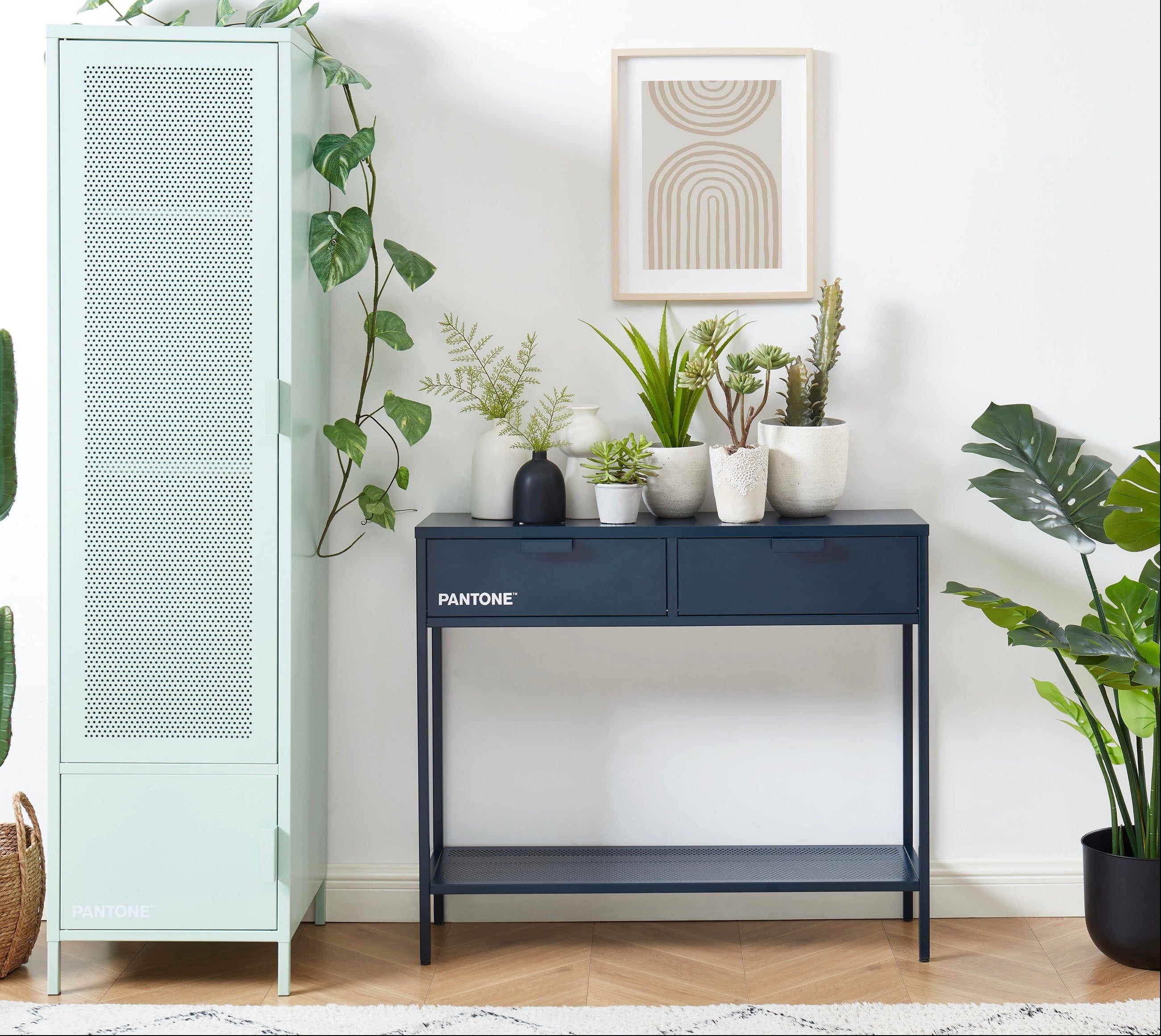 Console Table - Metal - Midnight Blue