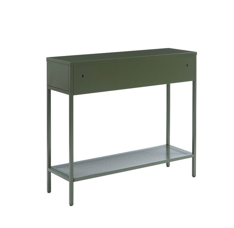 Console - Métal - Vert Olive Foncé