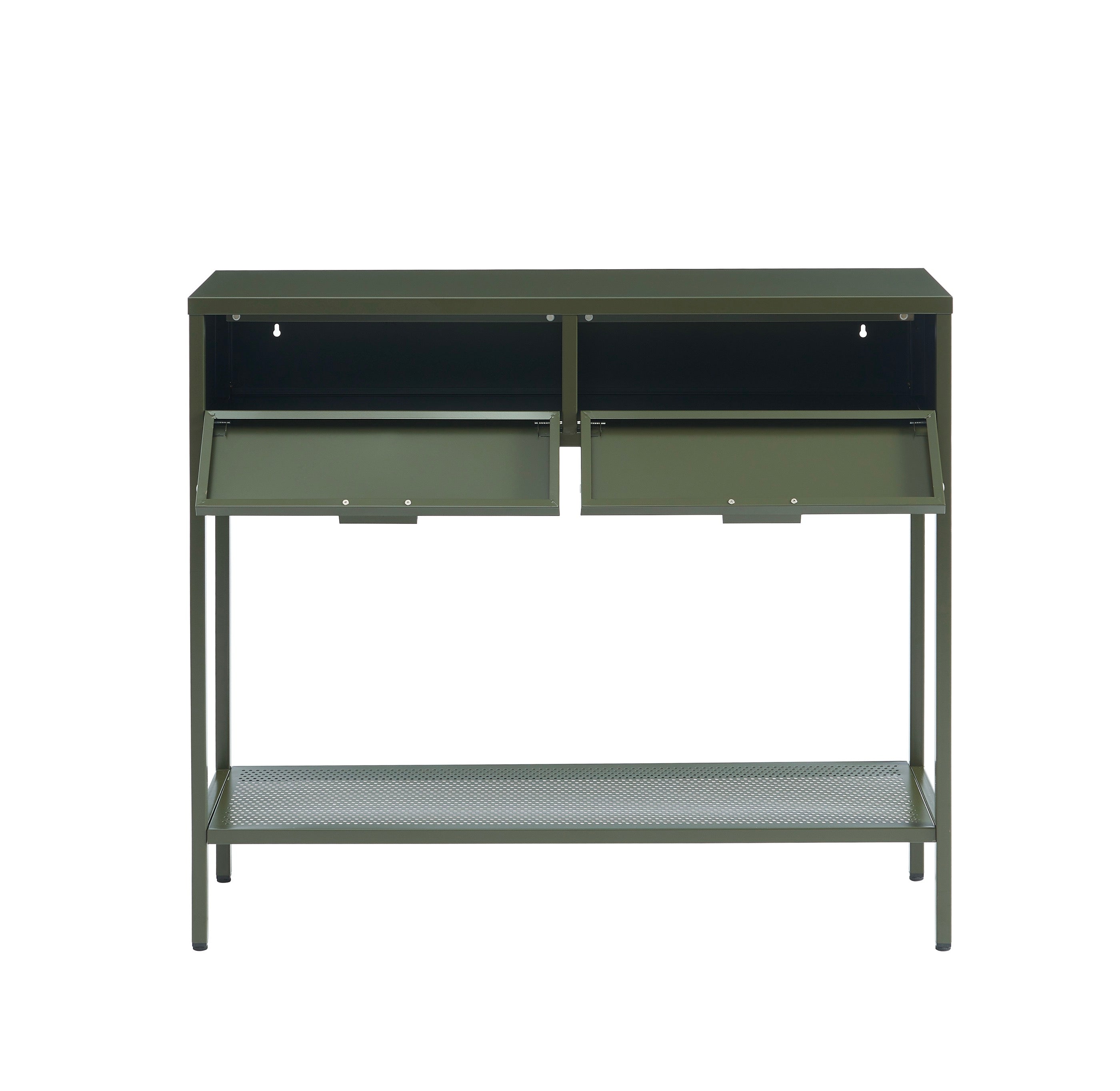 Console - Metal - Dark Olive Green