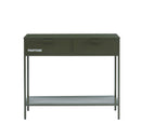 Console - Métal - Vert Olive Foncé