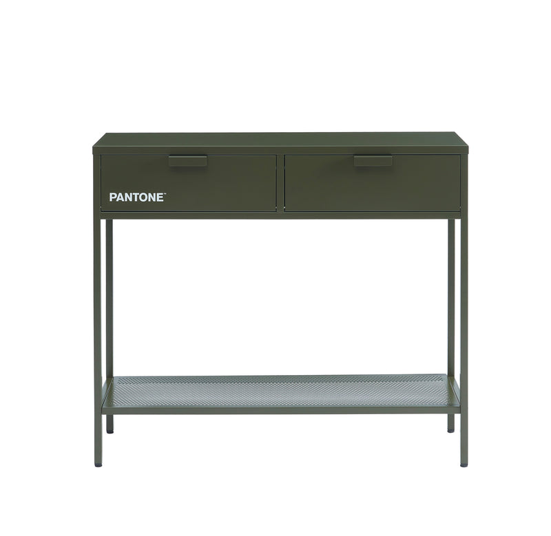 Console - Métal - Vert Olive Foncé