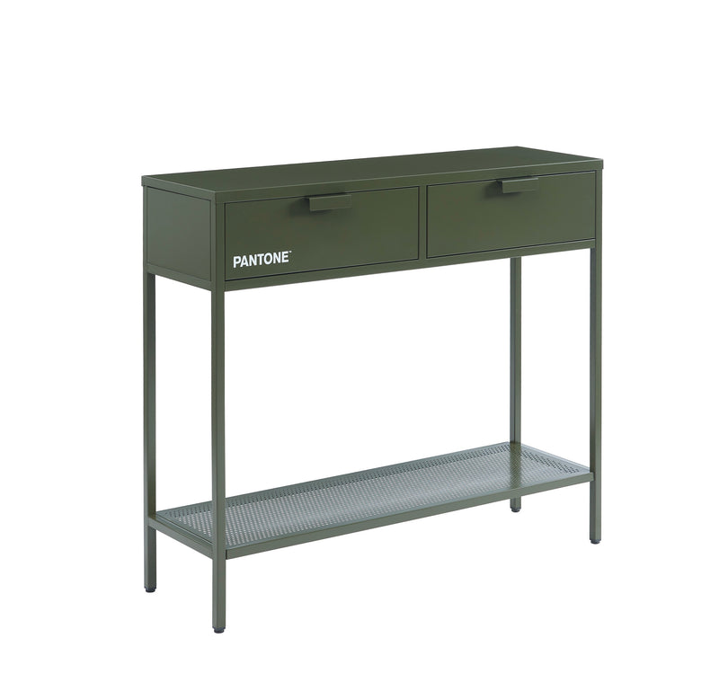 Console - Métal - Vert Olive Foncé