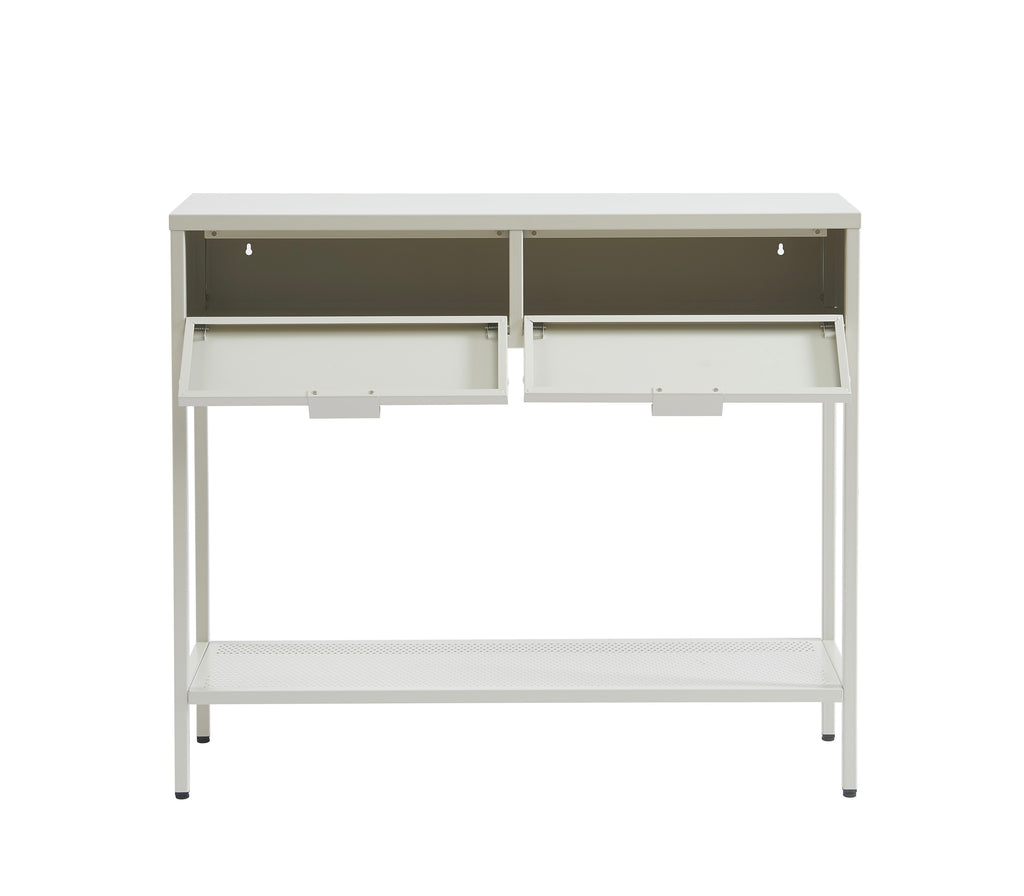 Console Table - Metal - Sand Beige