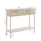 Console - Metal - Taupe