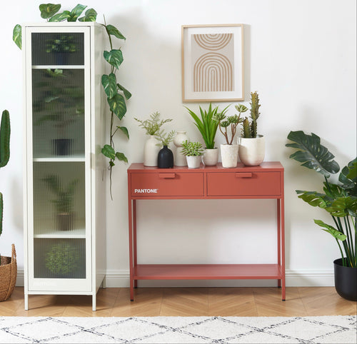 Console - Métal - Terracotta