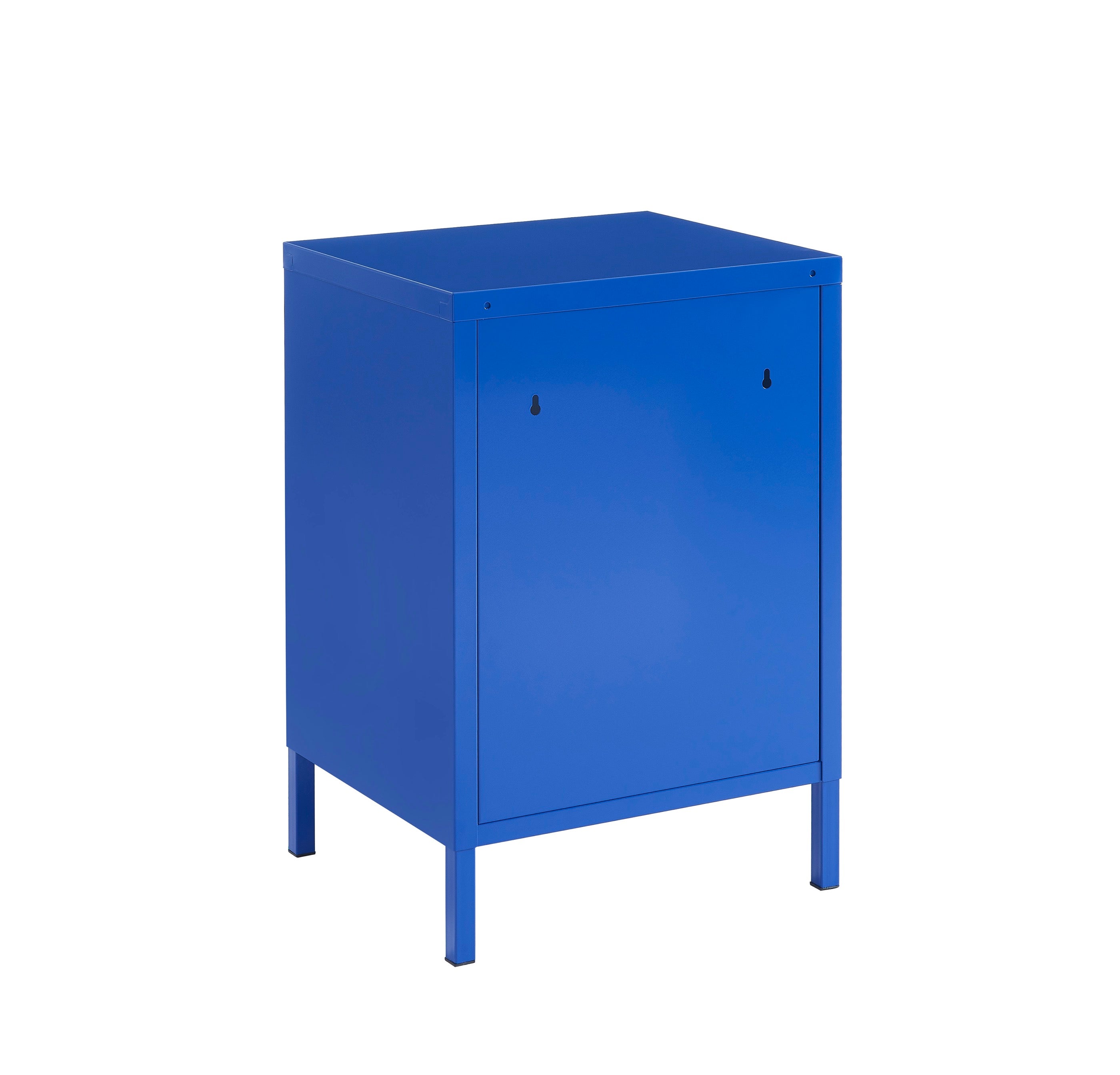 Table De Chevet - Métal - Bleu Électrique