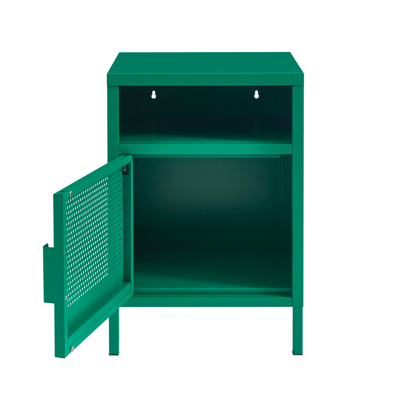 Bedside Table - Metal - Emerald Green