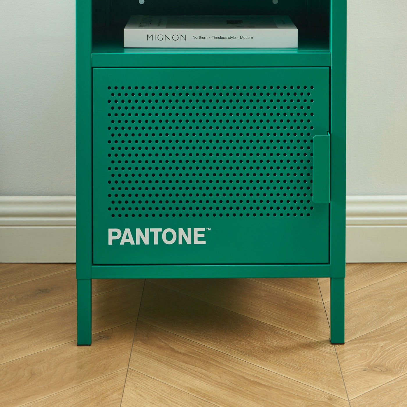 Bedside Table - Metal - Emerald Green