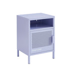 Bedside Table - Metal - Lilac