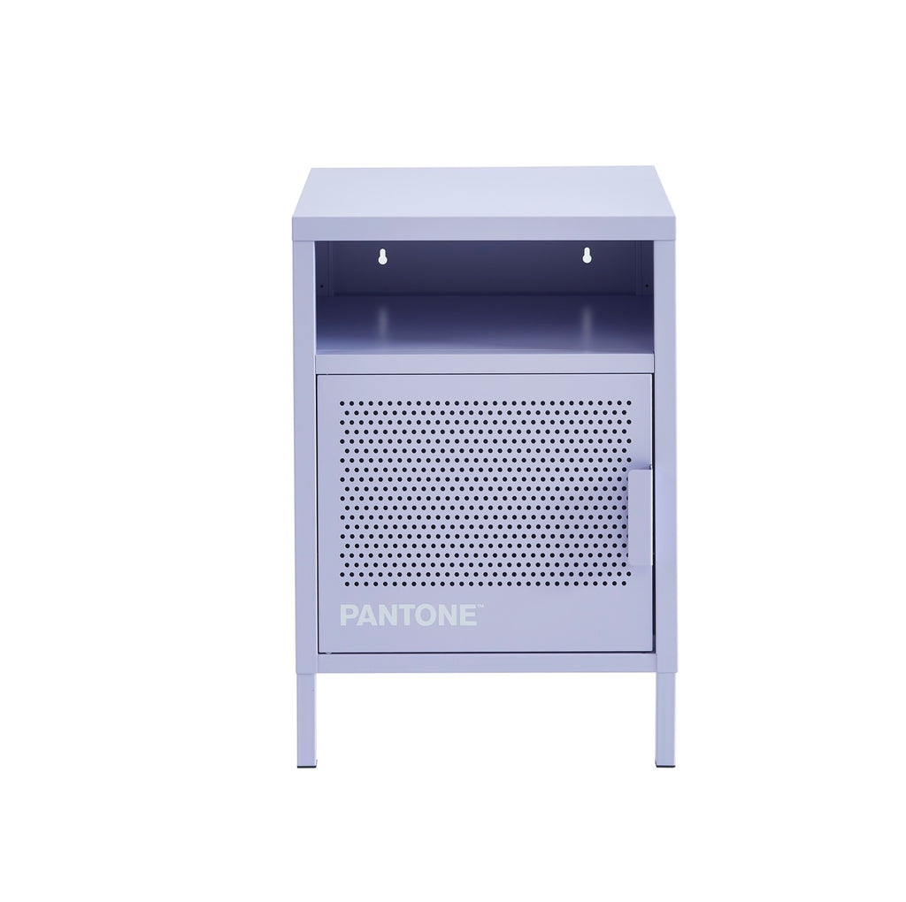 Bedside Table - Metal - Lilac