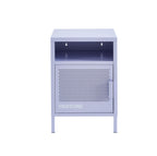 Bedside Table - Metal - Lilac