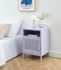 Bedside Table - Metal - Lilac