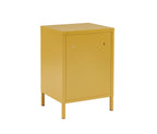Table De Chevet - Métal - Jaune Moutarde