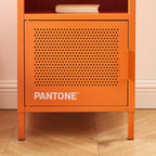 Table De Chevet - Métal - Orange