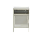 Table De Chevet - Métal - Beige Sable