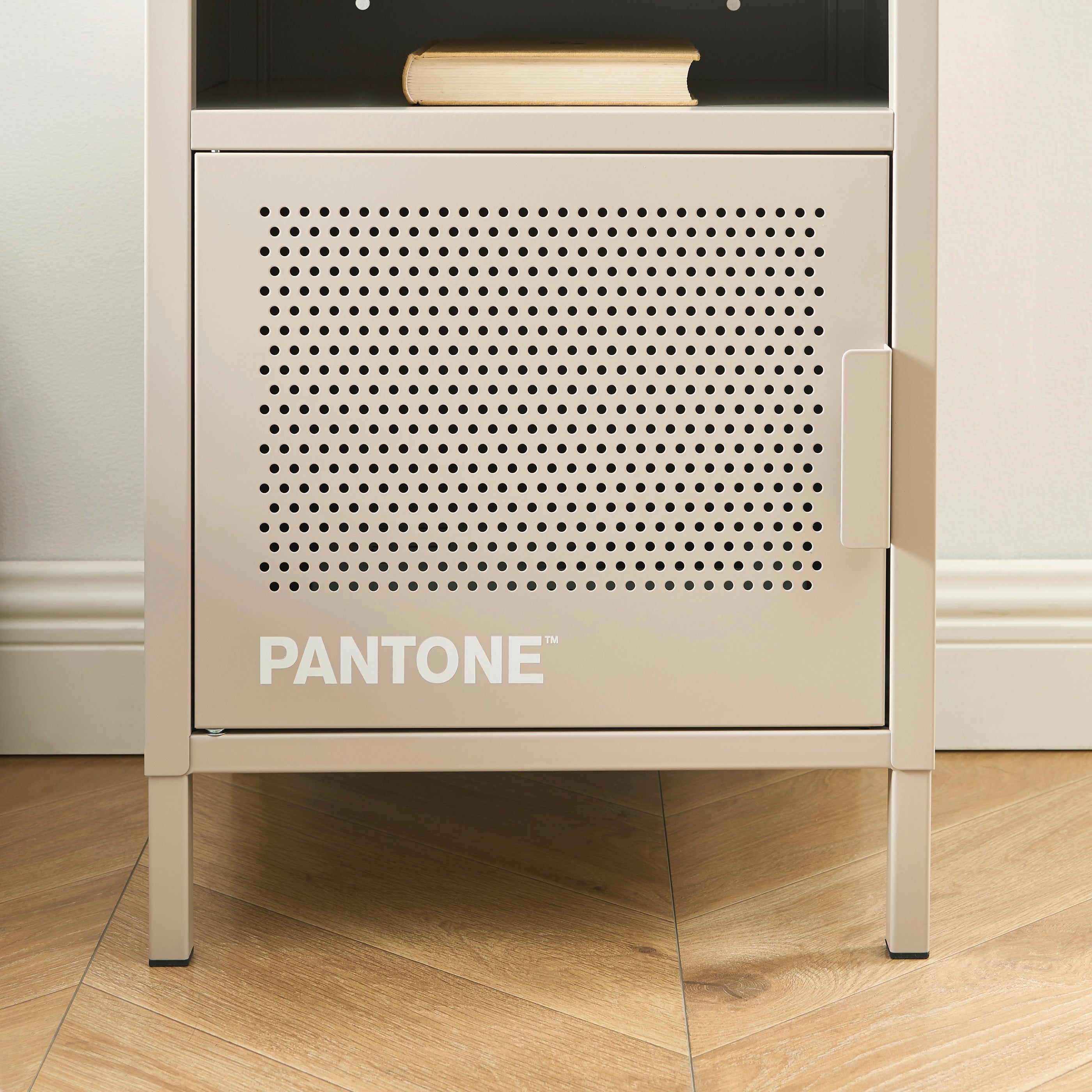 Table De Chevet - Métal - Taupe