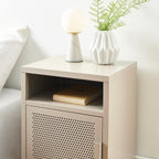 Table De Chevet - Métal - Taupe